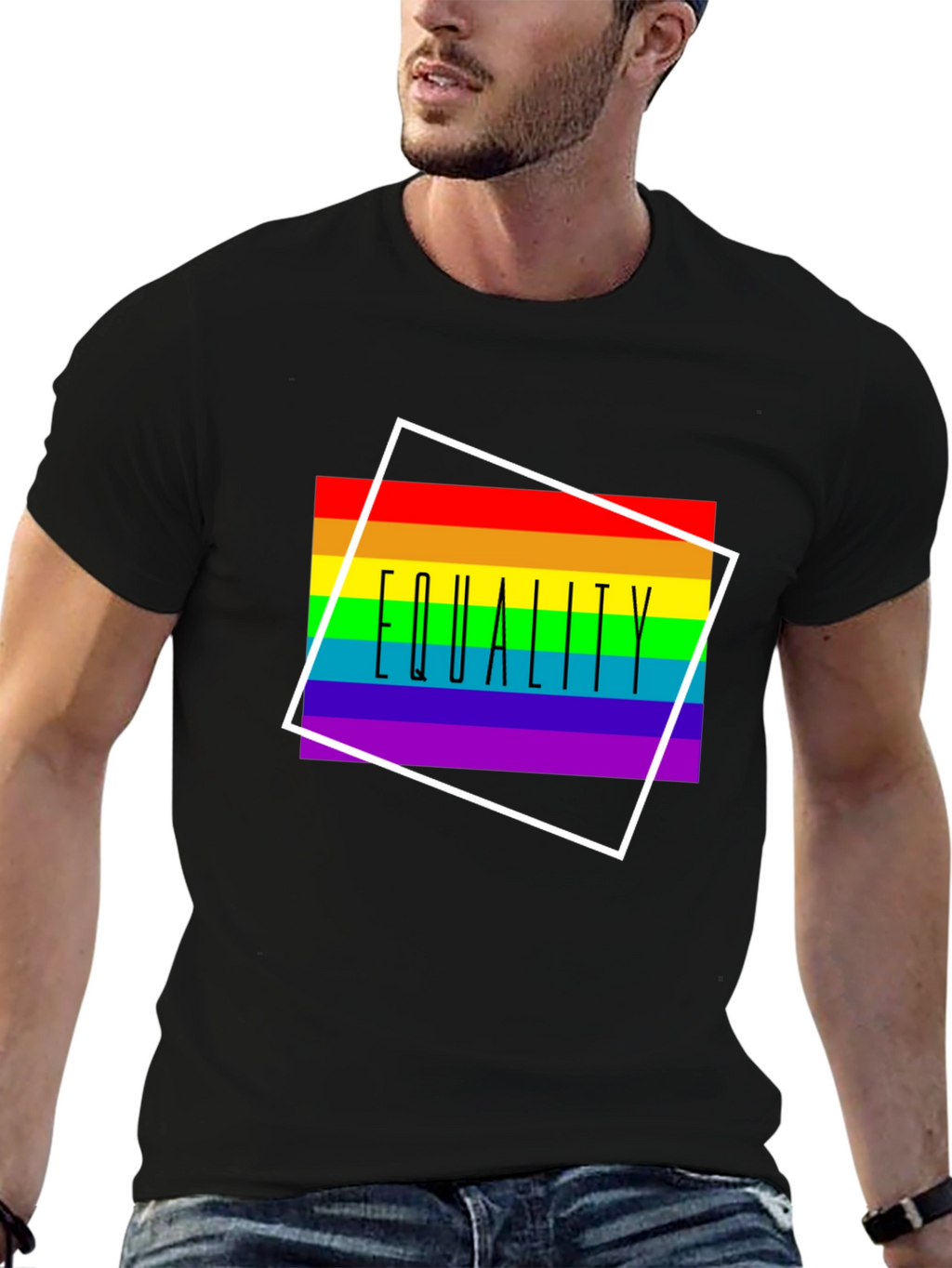 Equality Rainbow Graphic Tee
