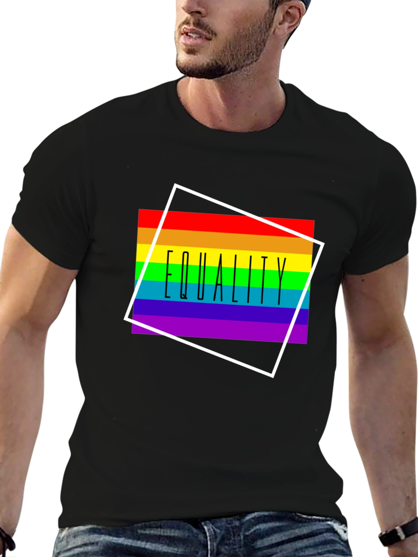 Equality Rainbow Graphic Tee