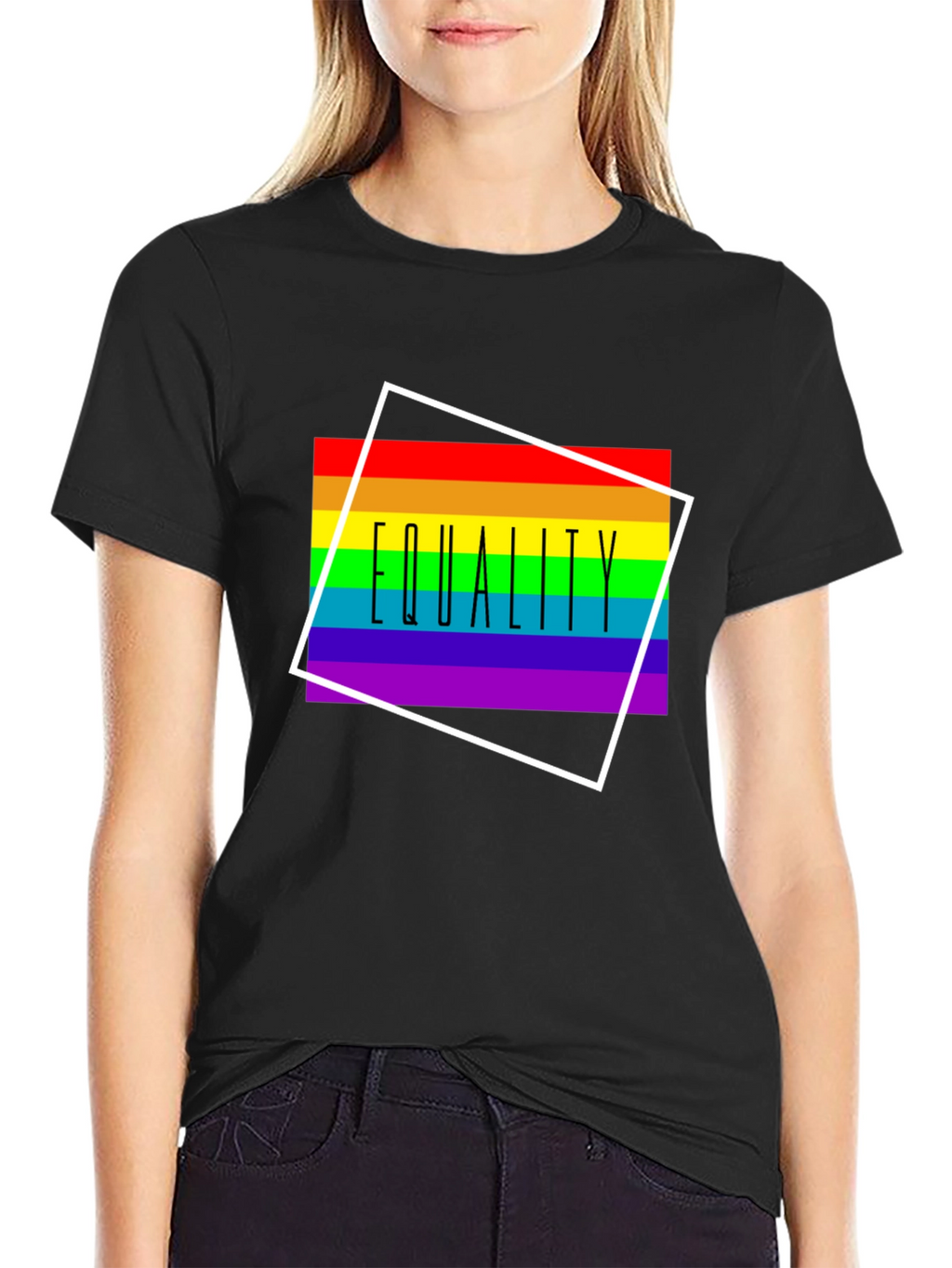 Equality Rainbow Graphic Tee