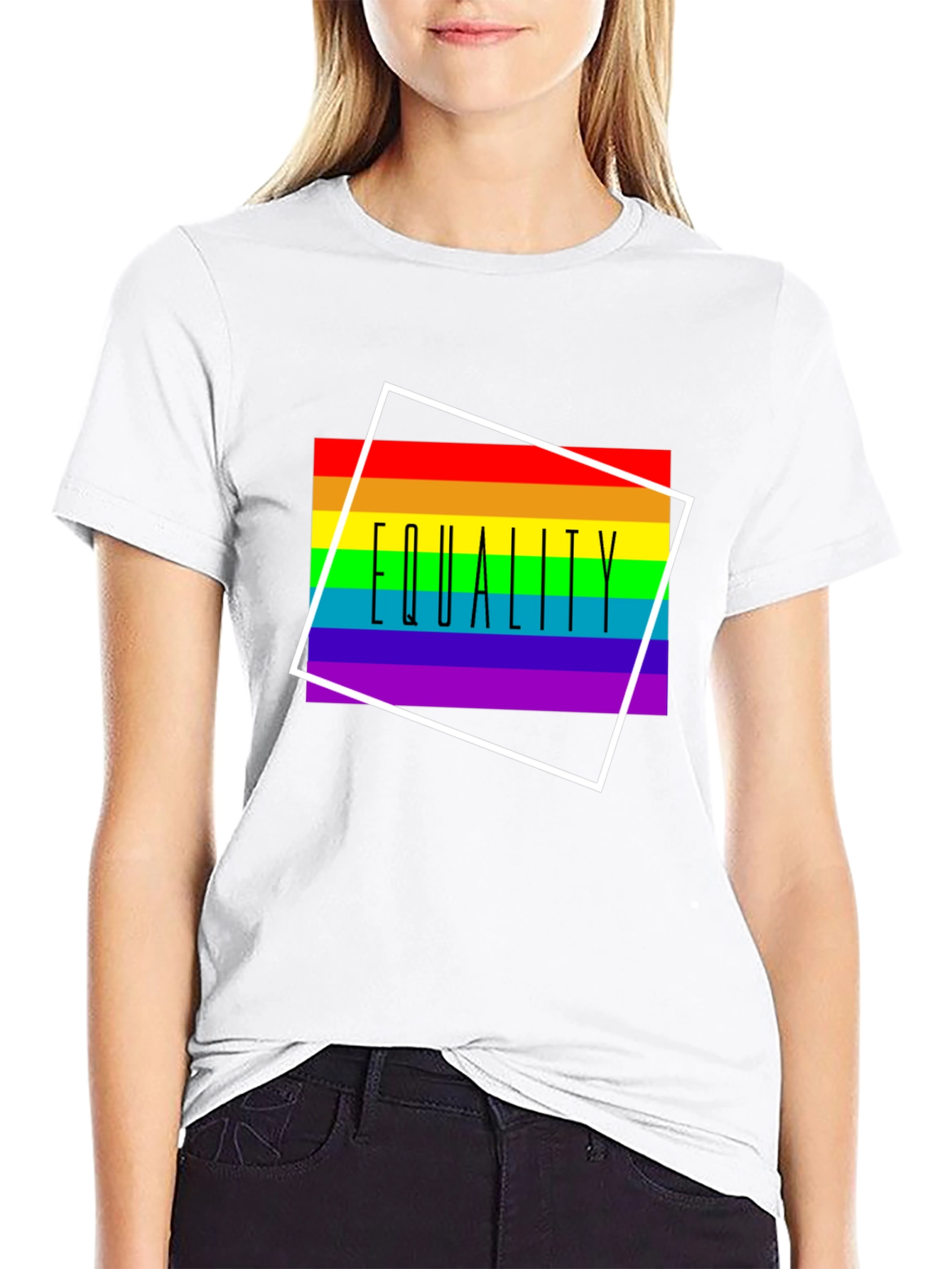 Equality Rainbow Graphic Tee