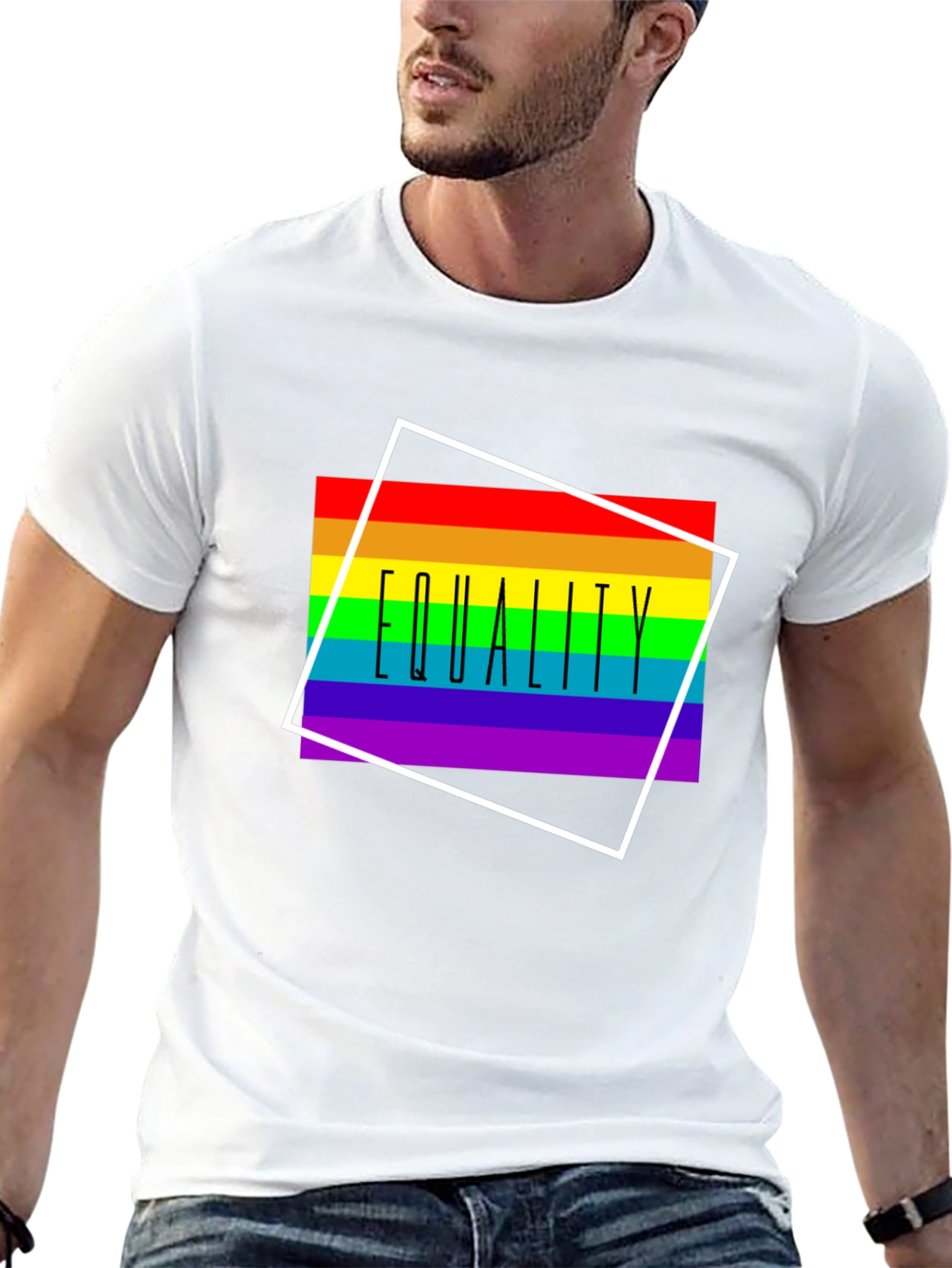 Equality Rainbow Graphic Tee