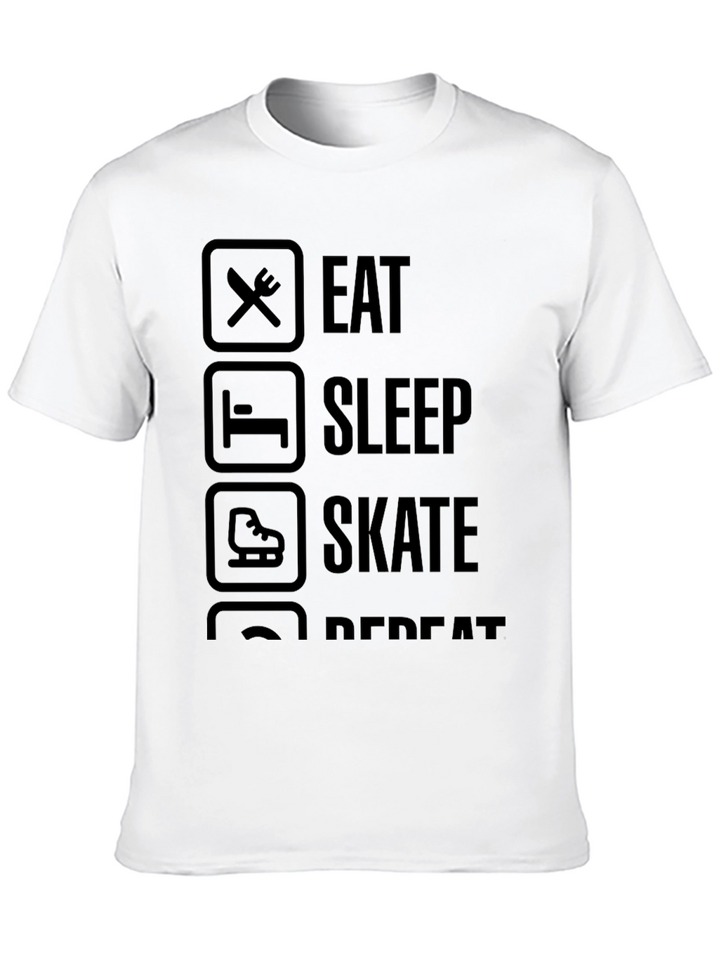 Eat Sleep Skate Repeat Graphic Tee