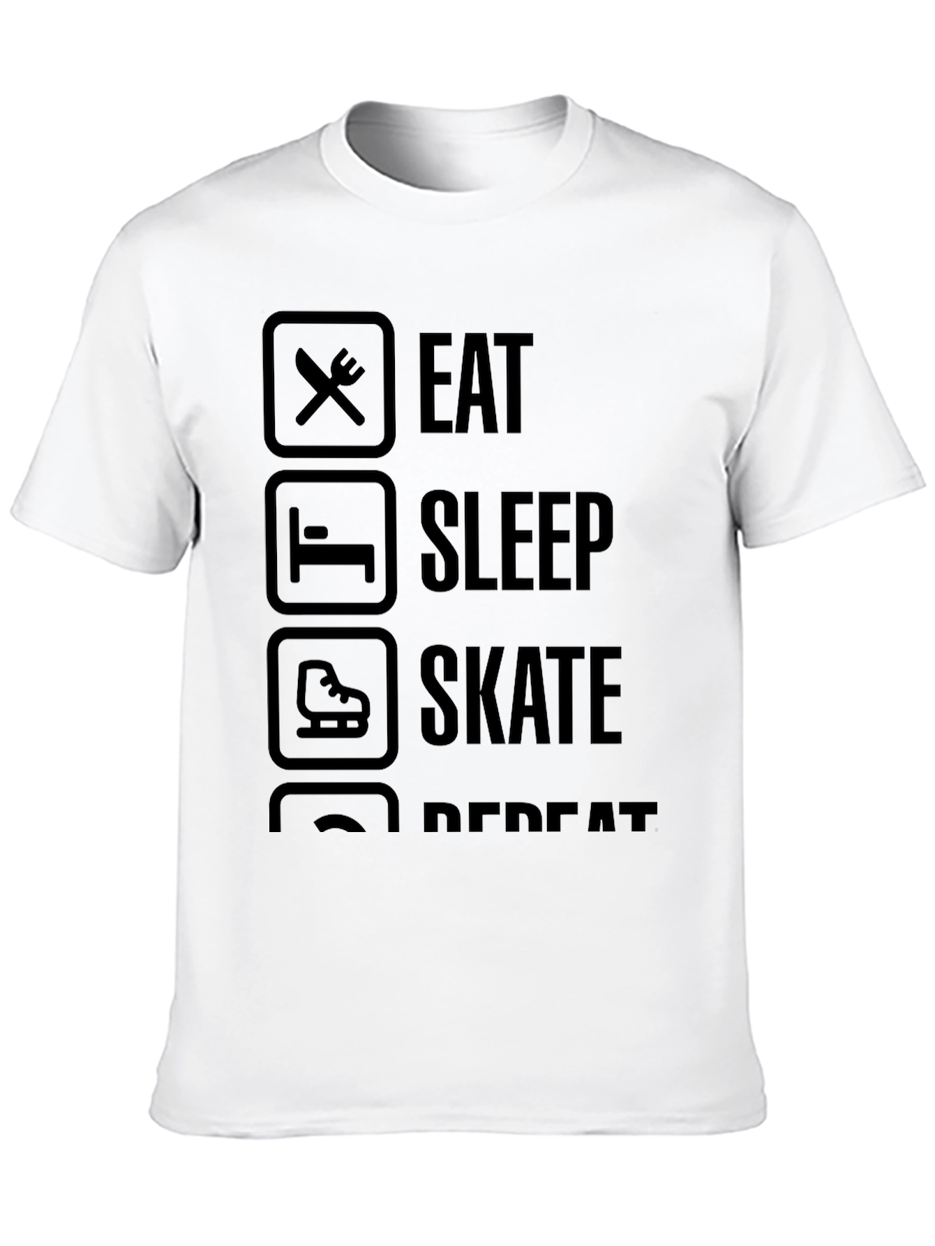 Eat Sleep Skate Repeat Graphic Tee