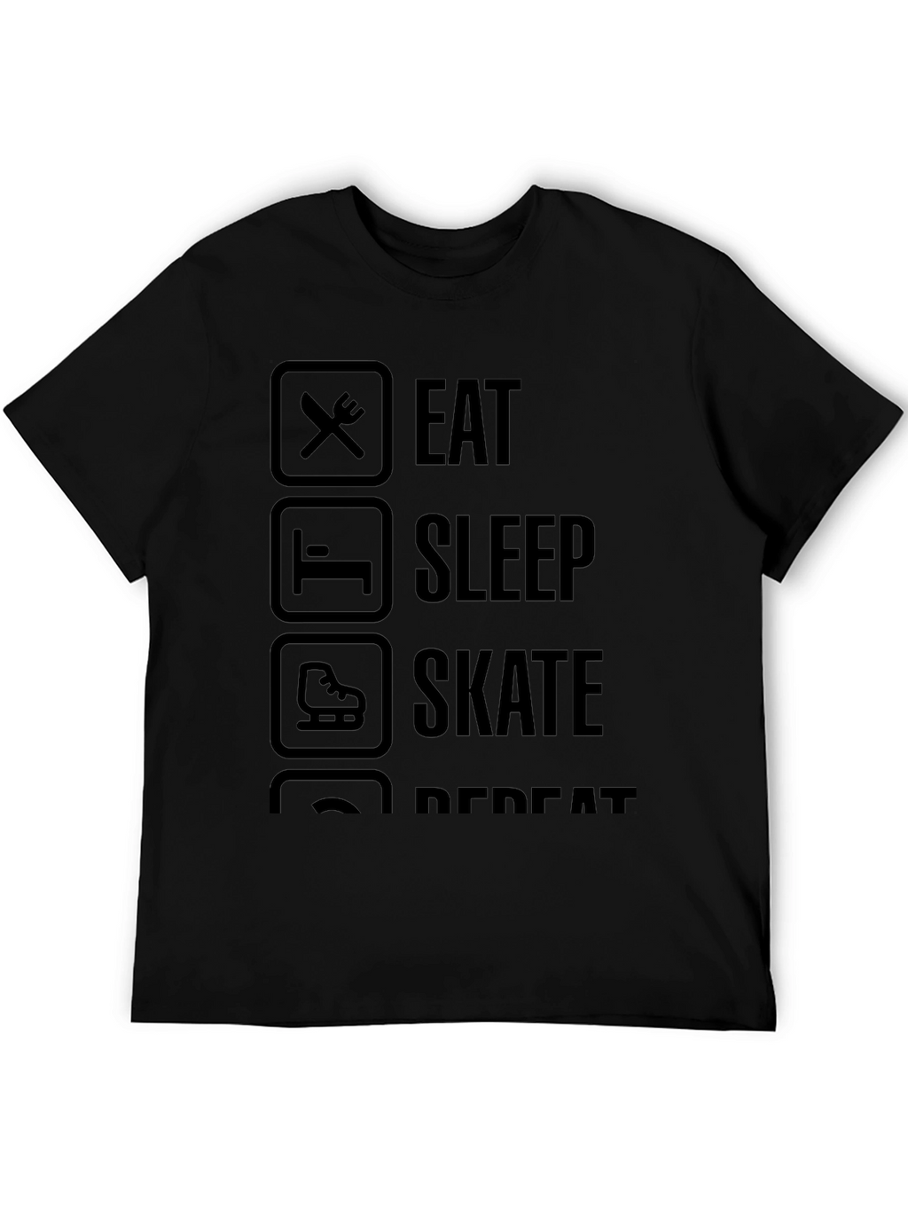 Eat Sleep Skate Repeat Graphic Tee