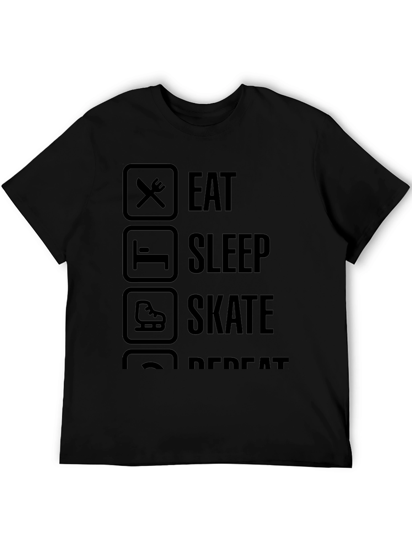 Eat Sleep Skate Repeat Graphic Tee