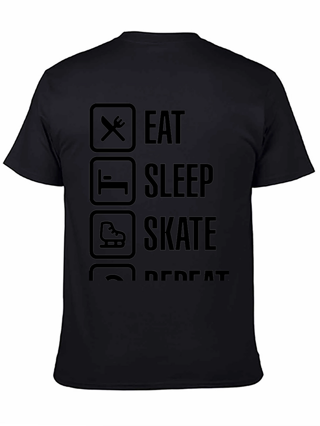 Eat Sleep Skate Repeat Graphic Tee