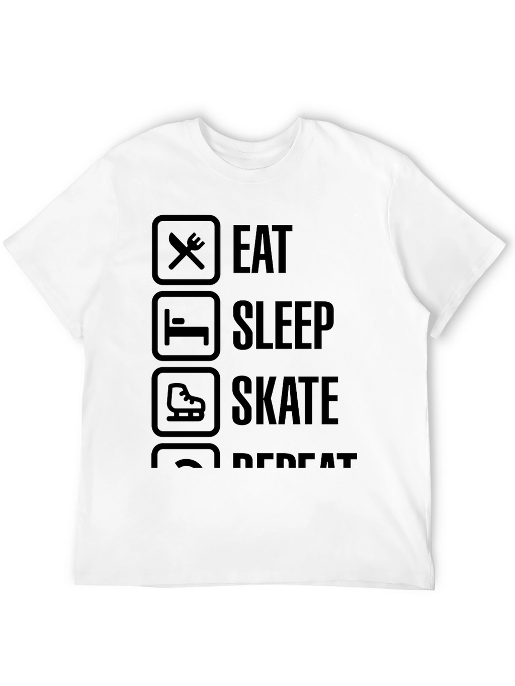 Eat Sleep Skate Repeat Graphic Tee