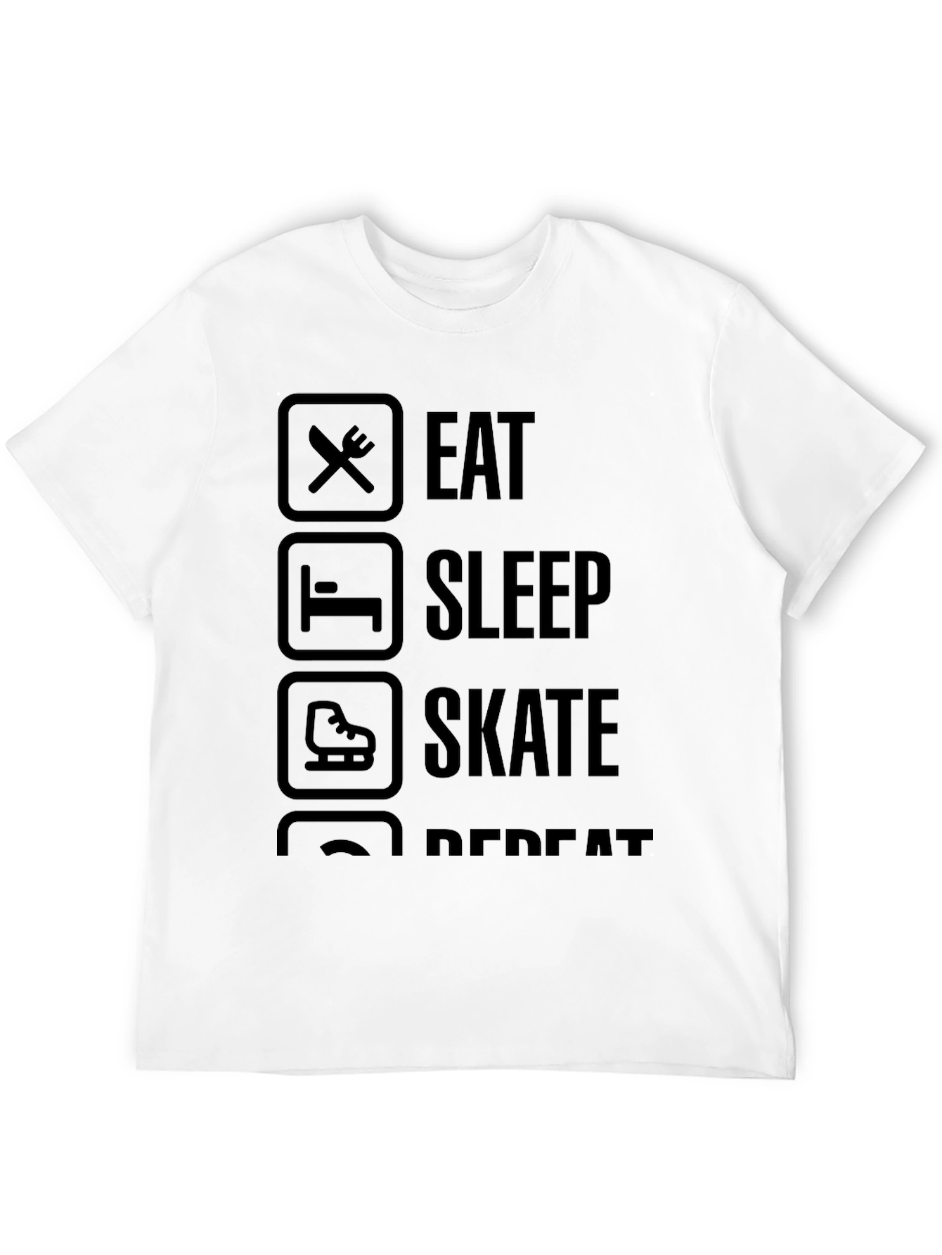 Eat Sleep Skate Repeat Graphic Tee