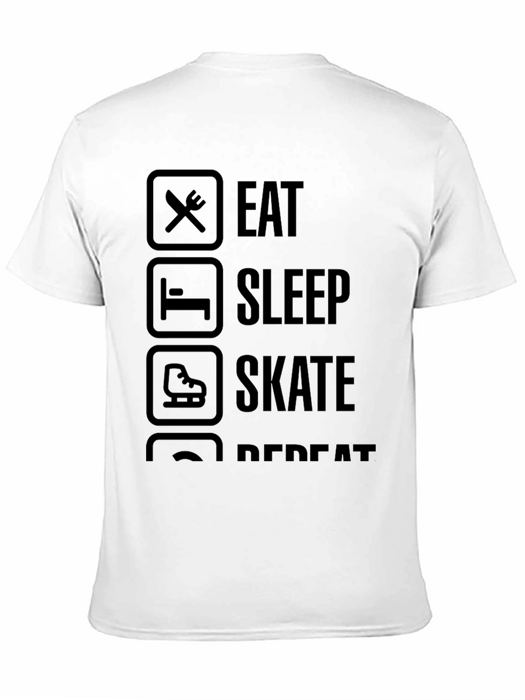 Eat Sleep Skate Repeat Graphic Tee