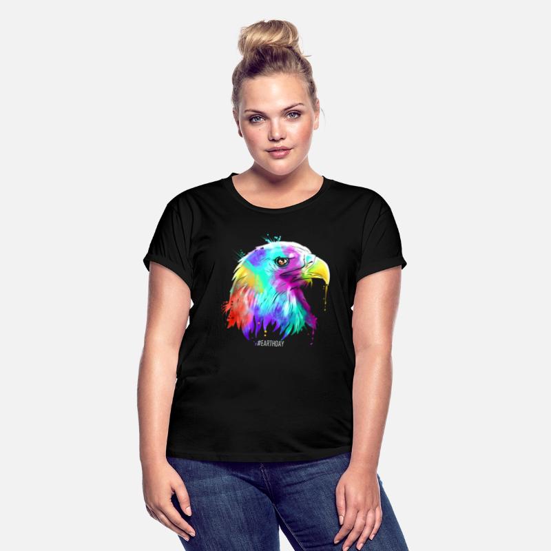 Colorful American Bird Bald Eagle Head For Earth