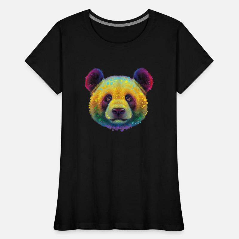colorful Artistic panda pandas