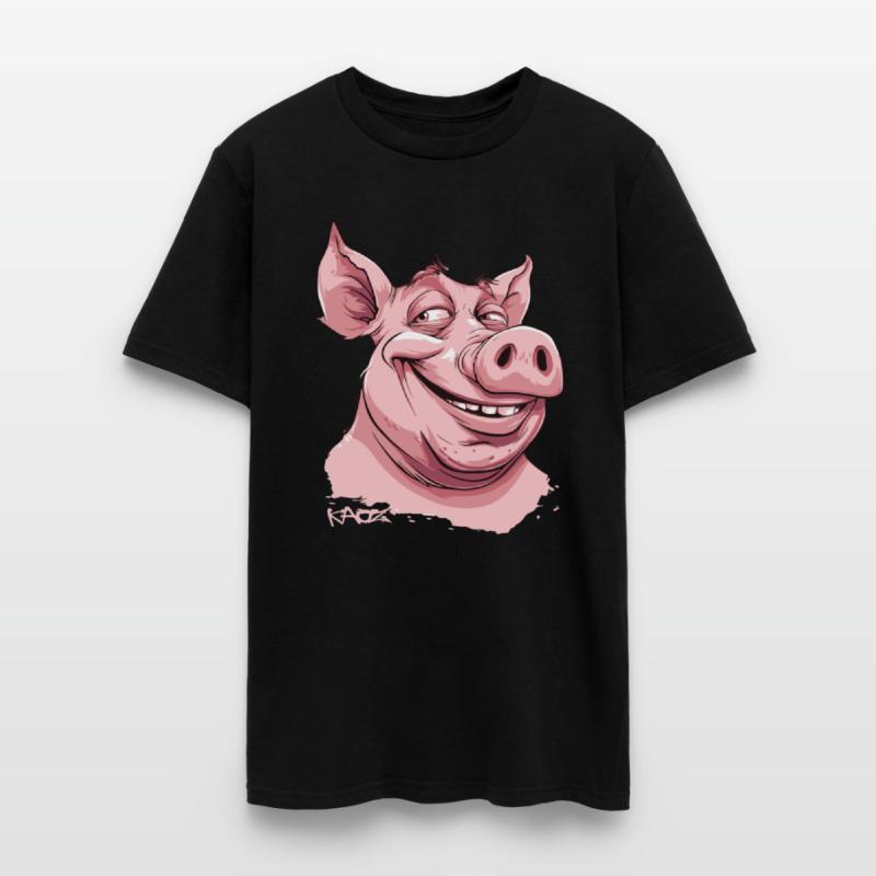 Confident Smirking Pig