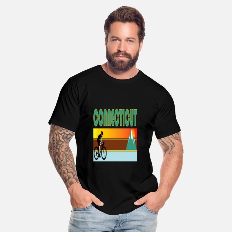 Connecticut Hometown Retro Mountain Bike Design