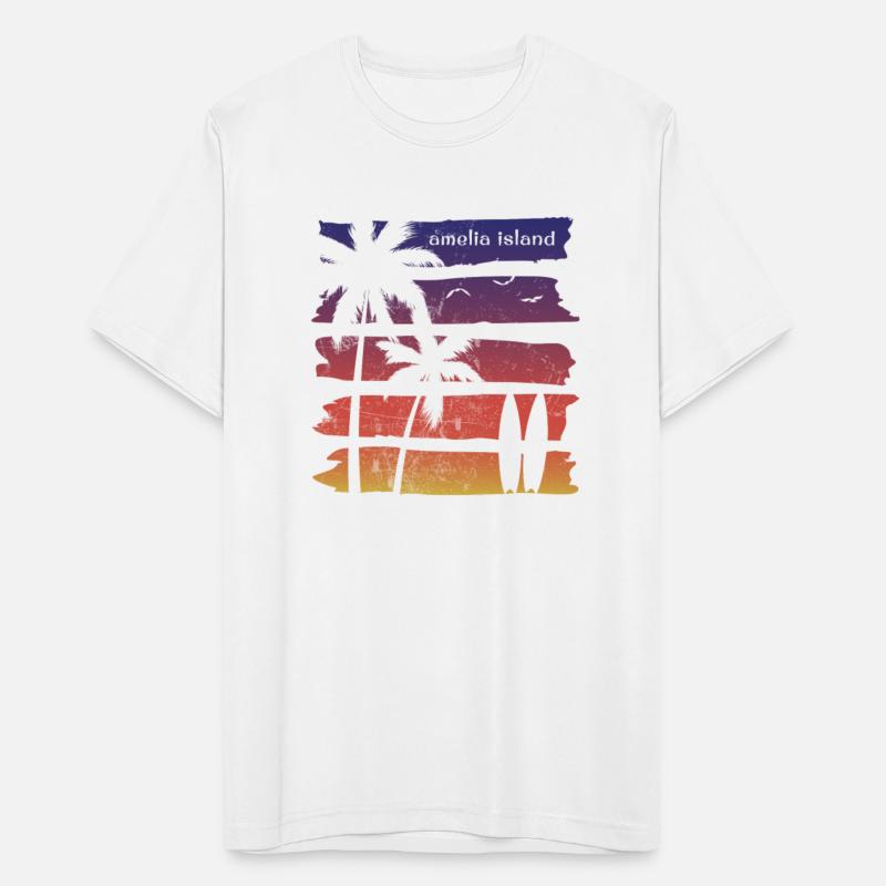 Cool Amelia Island Florida Surfing Fan Beach Palm