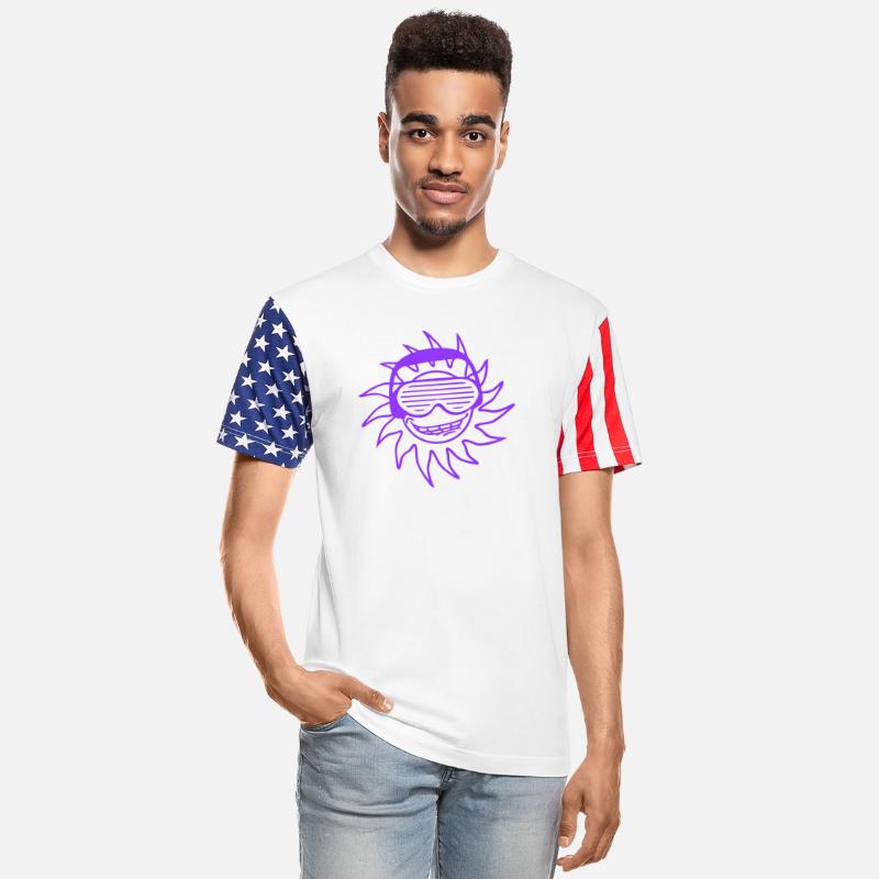 Cool DJ Sun Grinning Summer Smile Music Party Fun