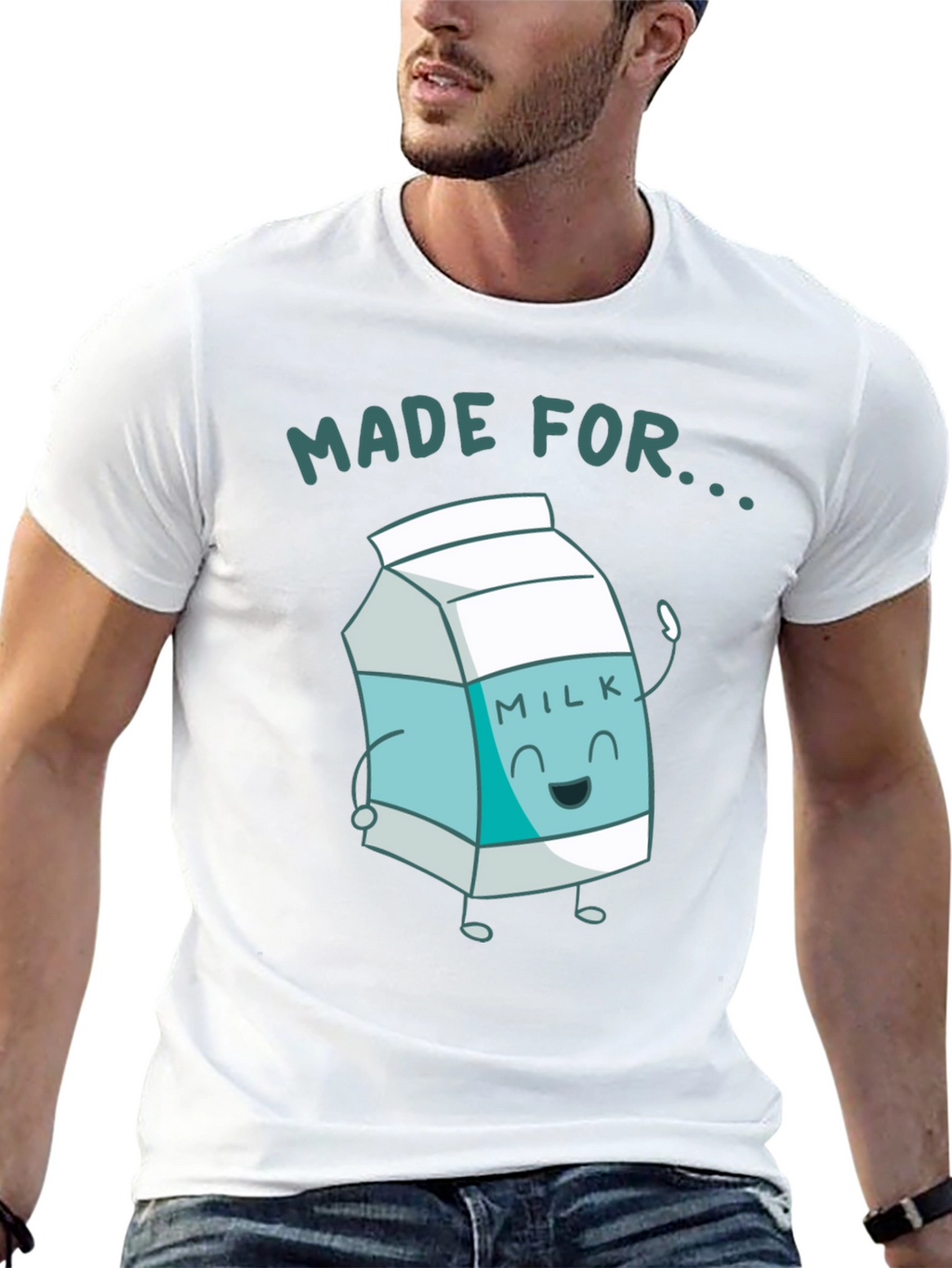 Made For Milk Black T-Shirt