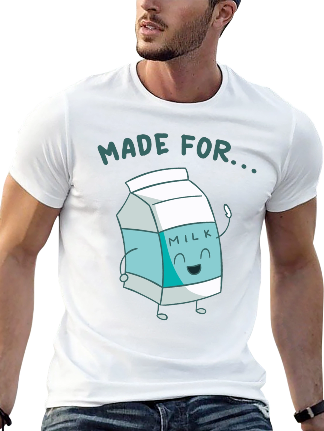 Made For Milk Black T-Shirt