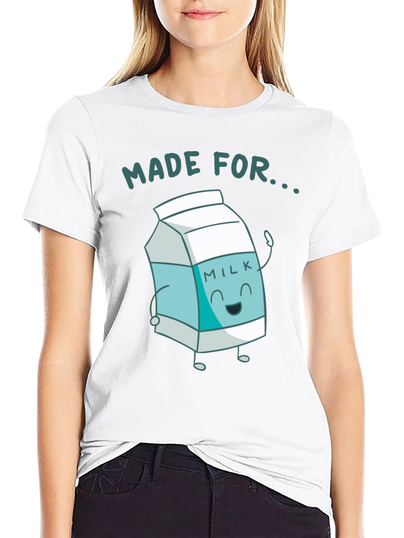 Made For Milk Black T-Shirt