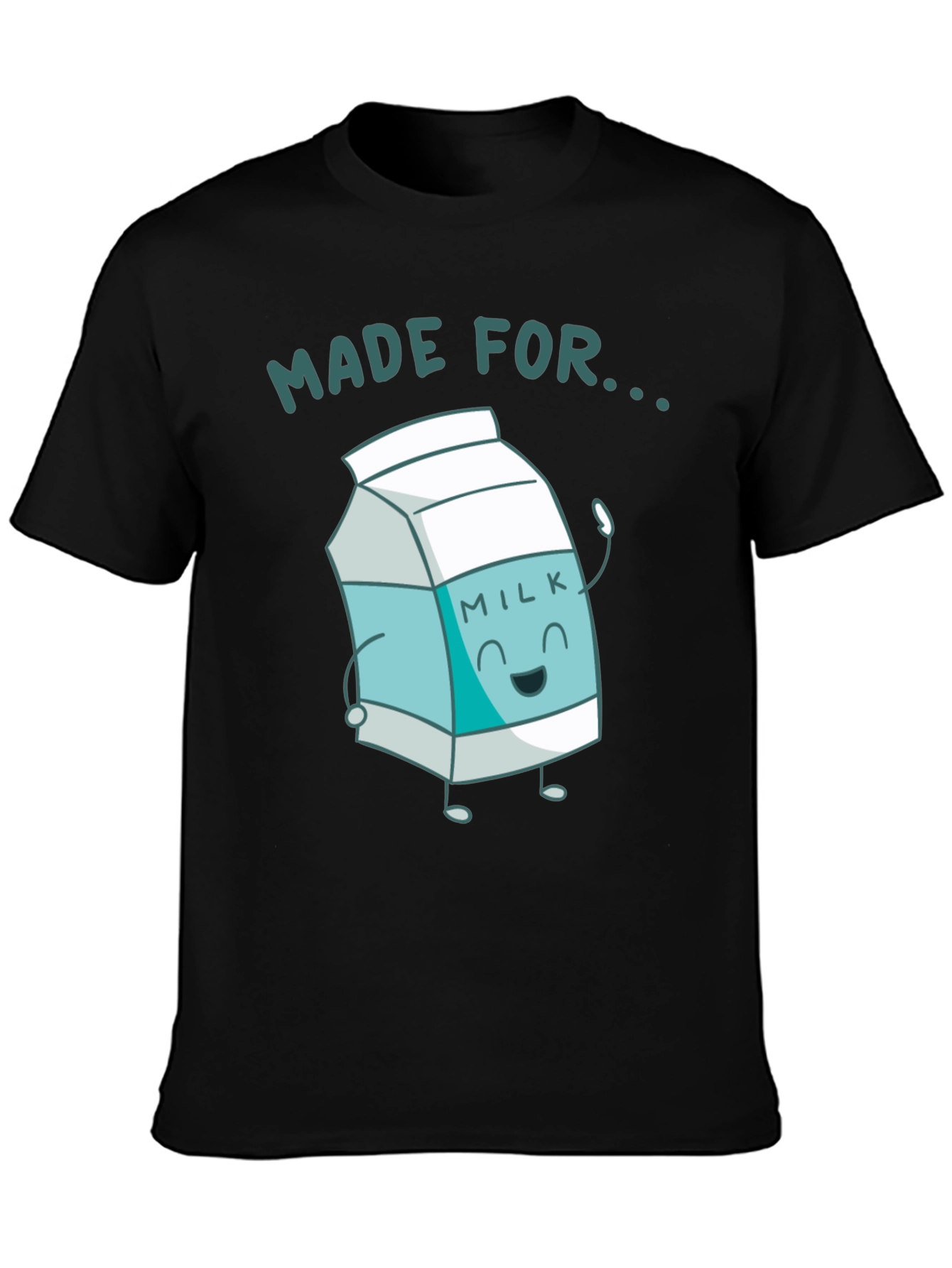 Made For Milk Black T-Shirt