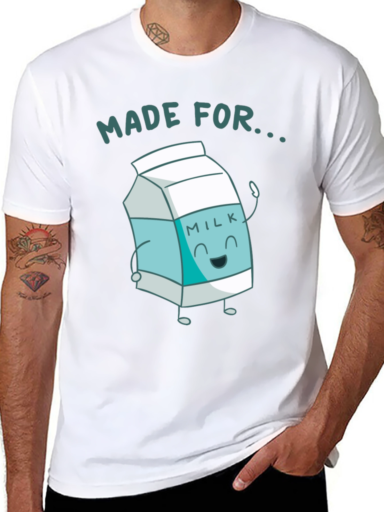 Made For Milk Black T-Shirt
