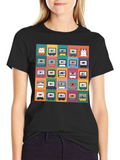 Retro Cassette Cat T-Shirt
