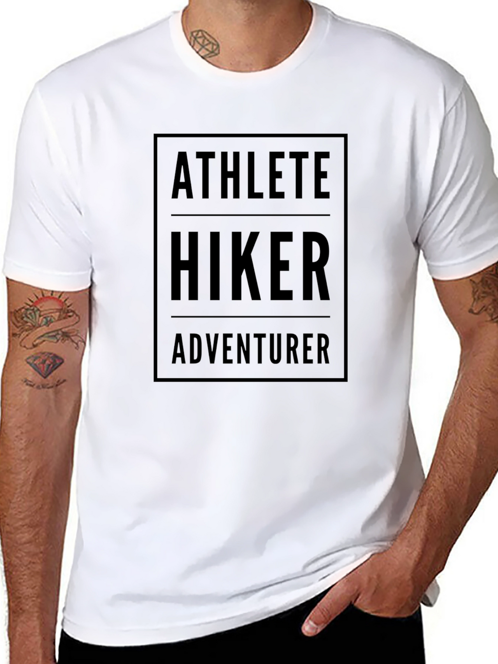 Athlete Hiker Adventurer Graphic Tee