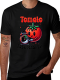 Tomato Task Master Graphic Tee - Funny Timer Design