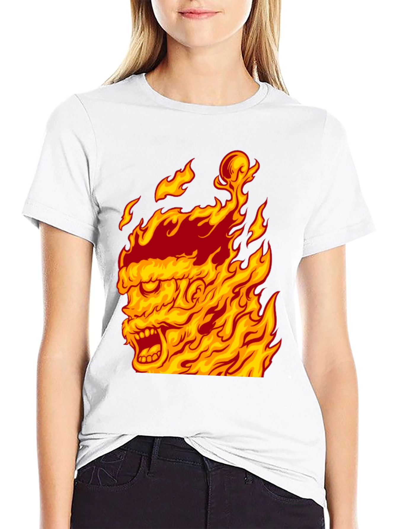 Fiery Graphic Tee - Burning Man Design