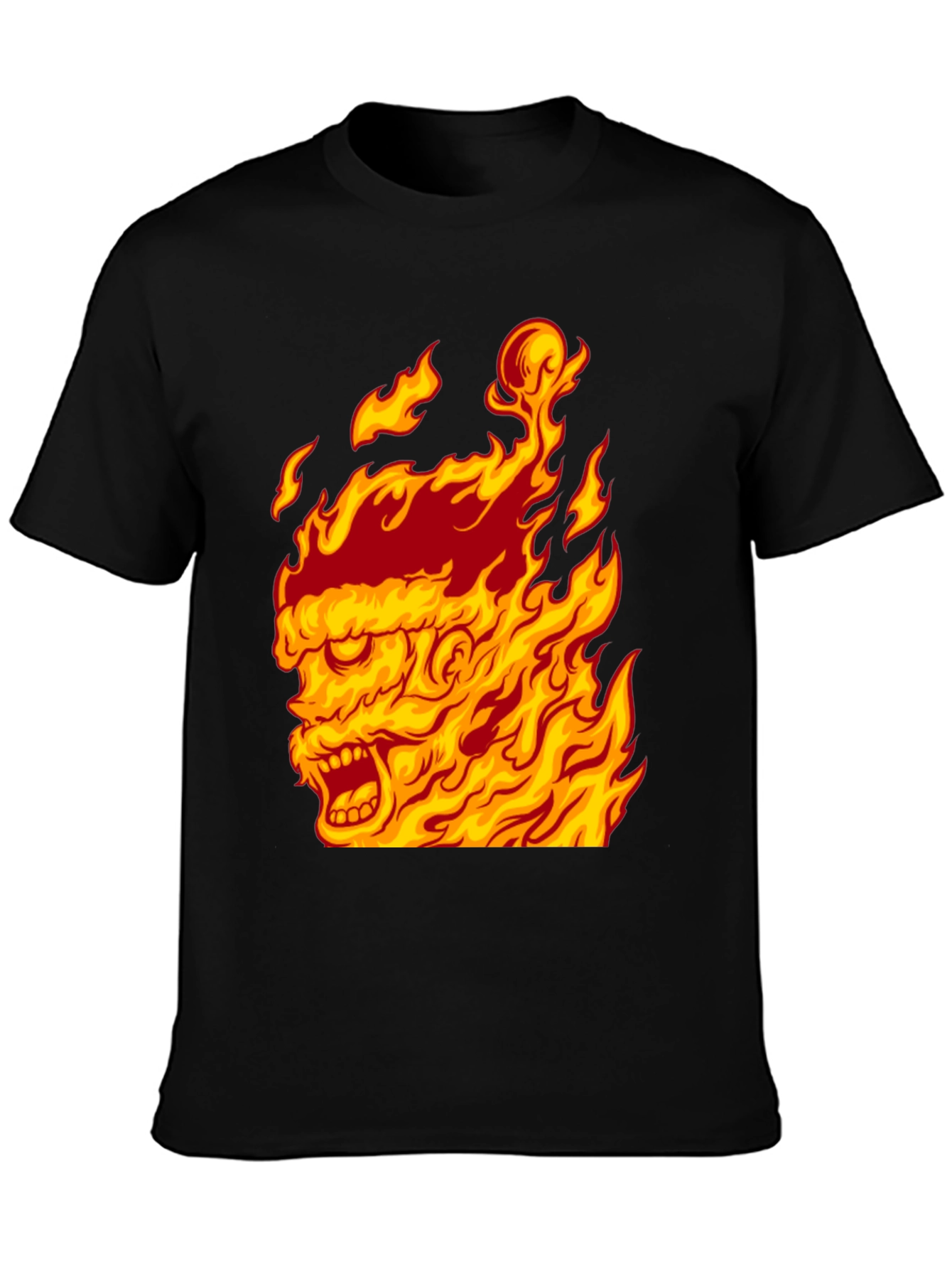 Fiery Graphic Tee - Burning Man Design