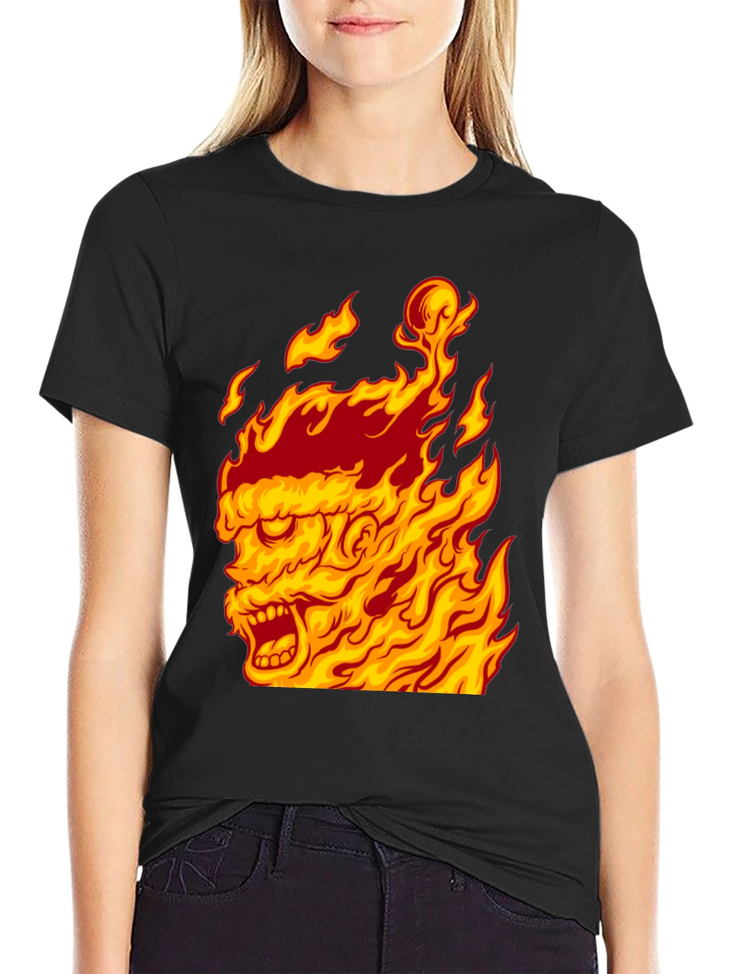 Fiery Graphic Tee - Burning Man Design