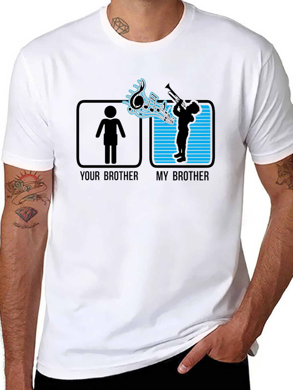 Musician Brother T-Shirt - Funny Graphic Tee