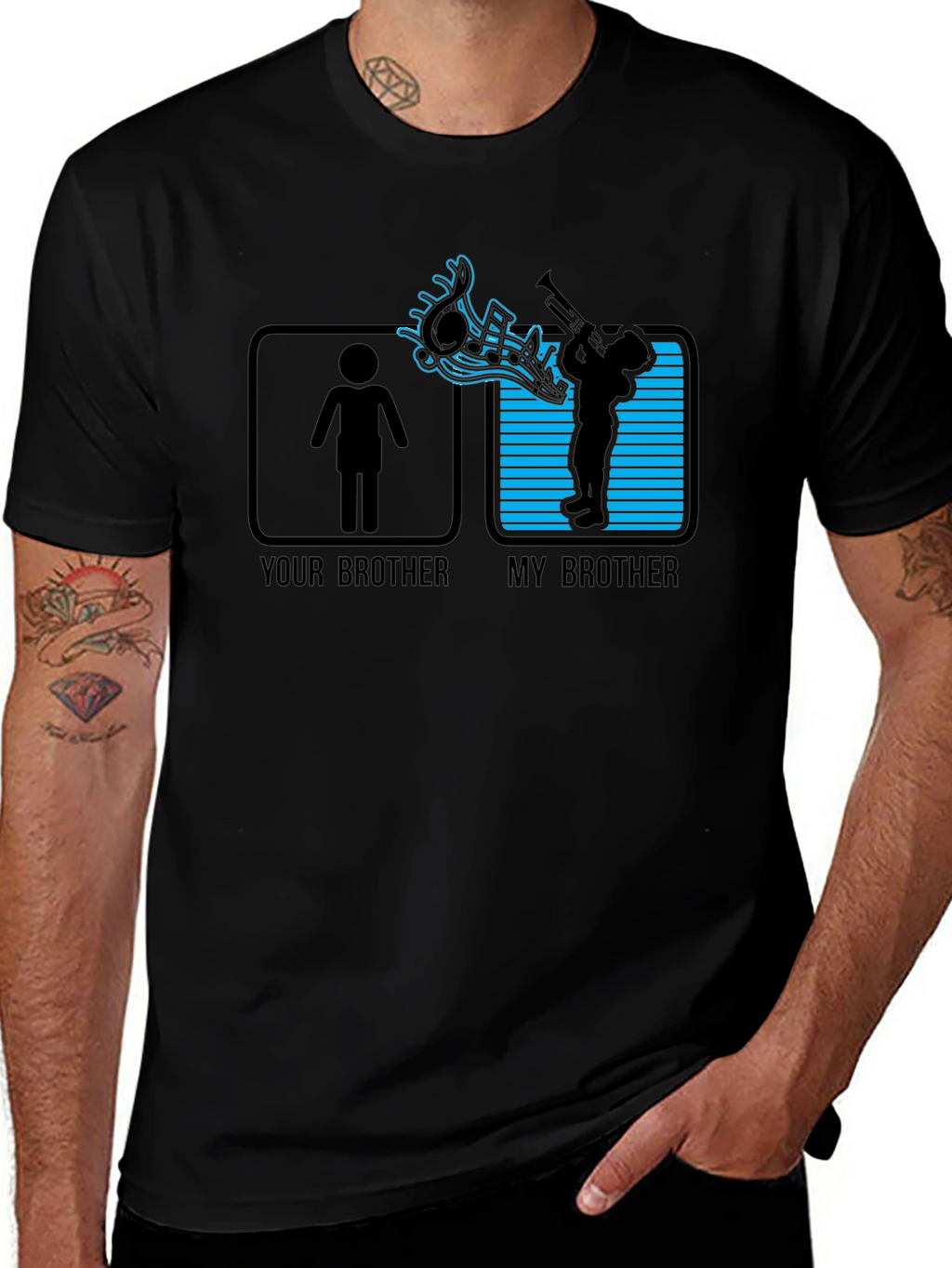 Musician Brother T-Shirt - Funny Graphic Tee