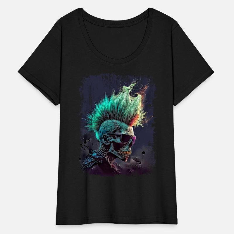 Creepy Heavy Metal Skull Punk