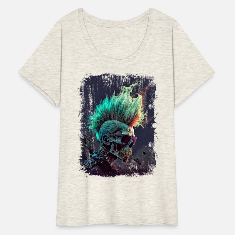 Creepy Heavy Metal Skull Punk