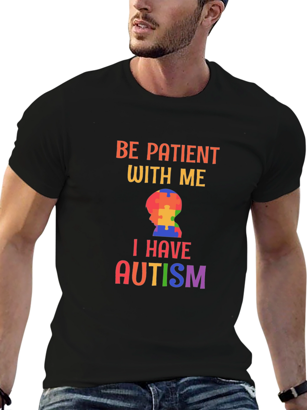 Be Patient With Me Autism Awareness T-Shirt