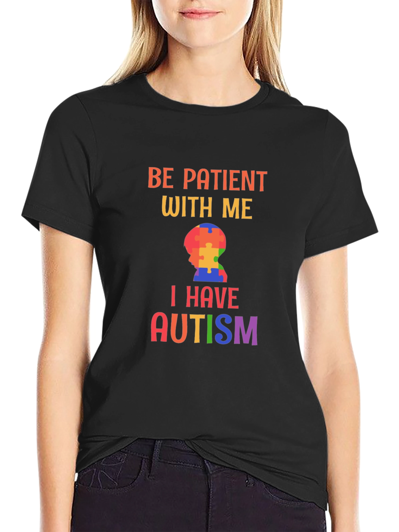 Be Patient With Me Autism Awareness T-Shirt