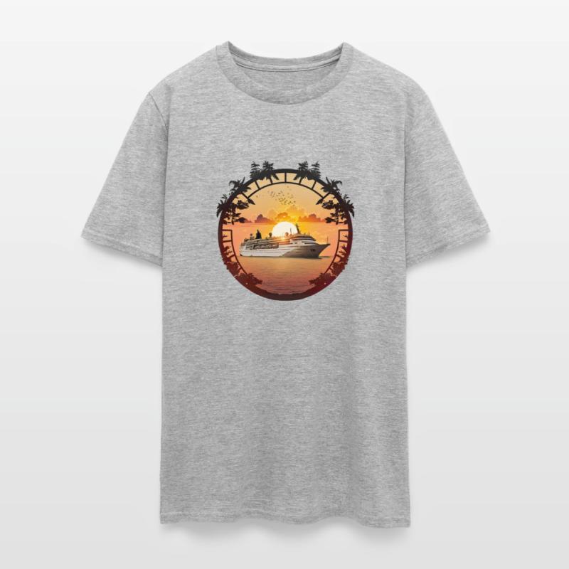 Cruise Ship Sunset Sea Vacation Travel Holidays 3