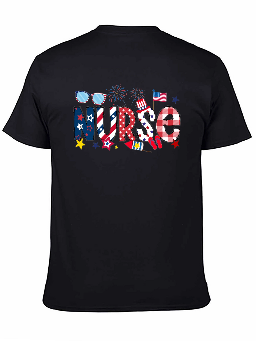 Patriotic Nurse T-Shirt - Independence Day