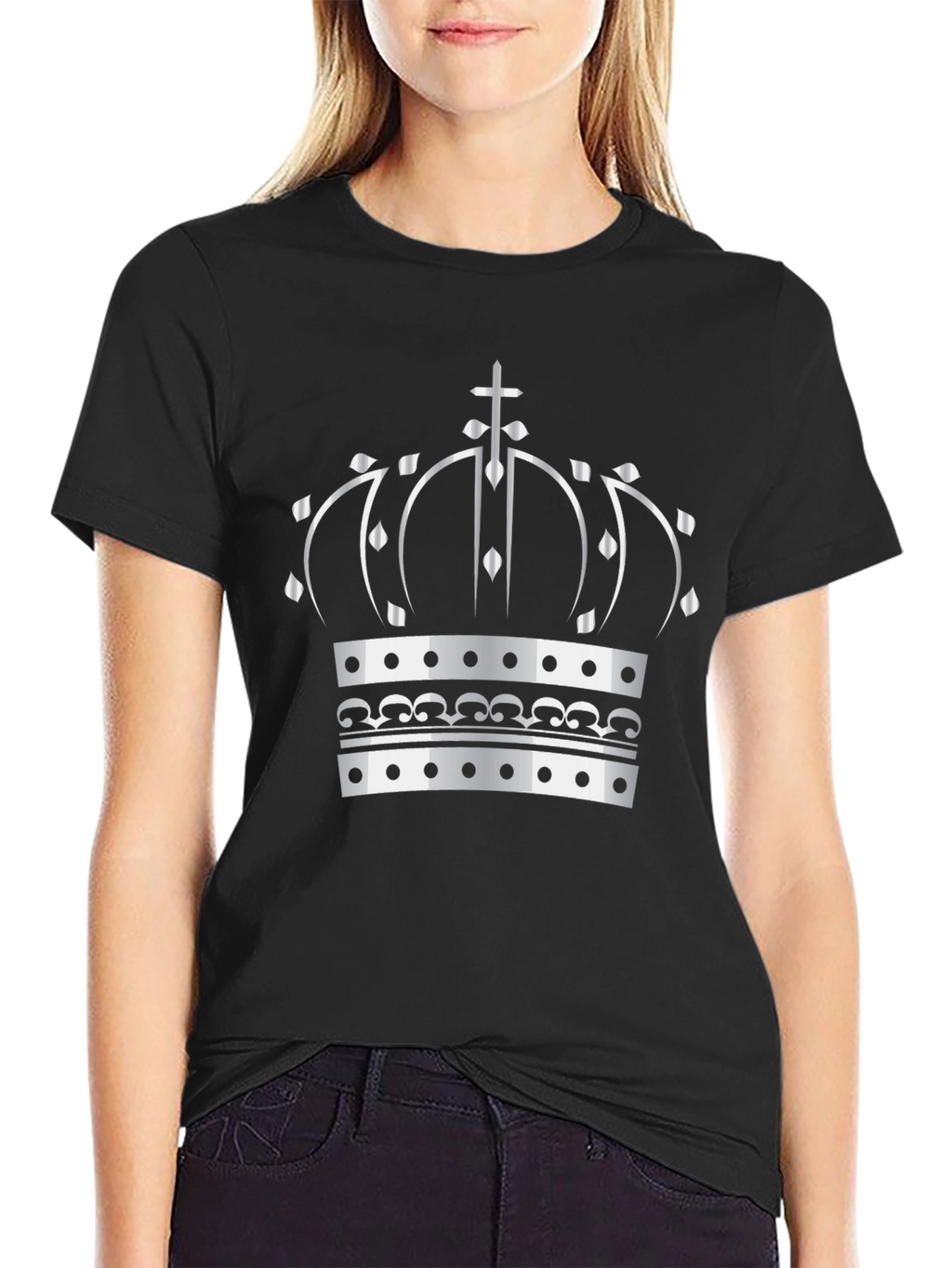 Crown Graphic Tee - Regal Style