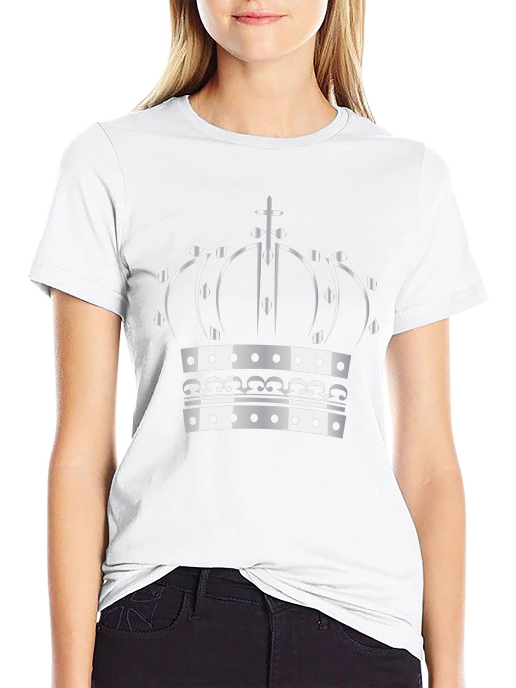 Crown Graphic Tee - Regal Style