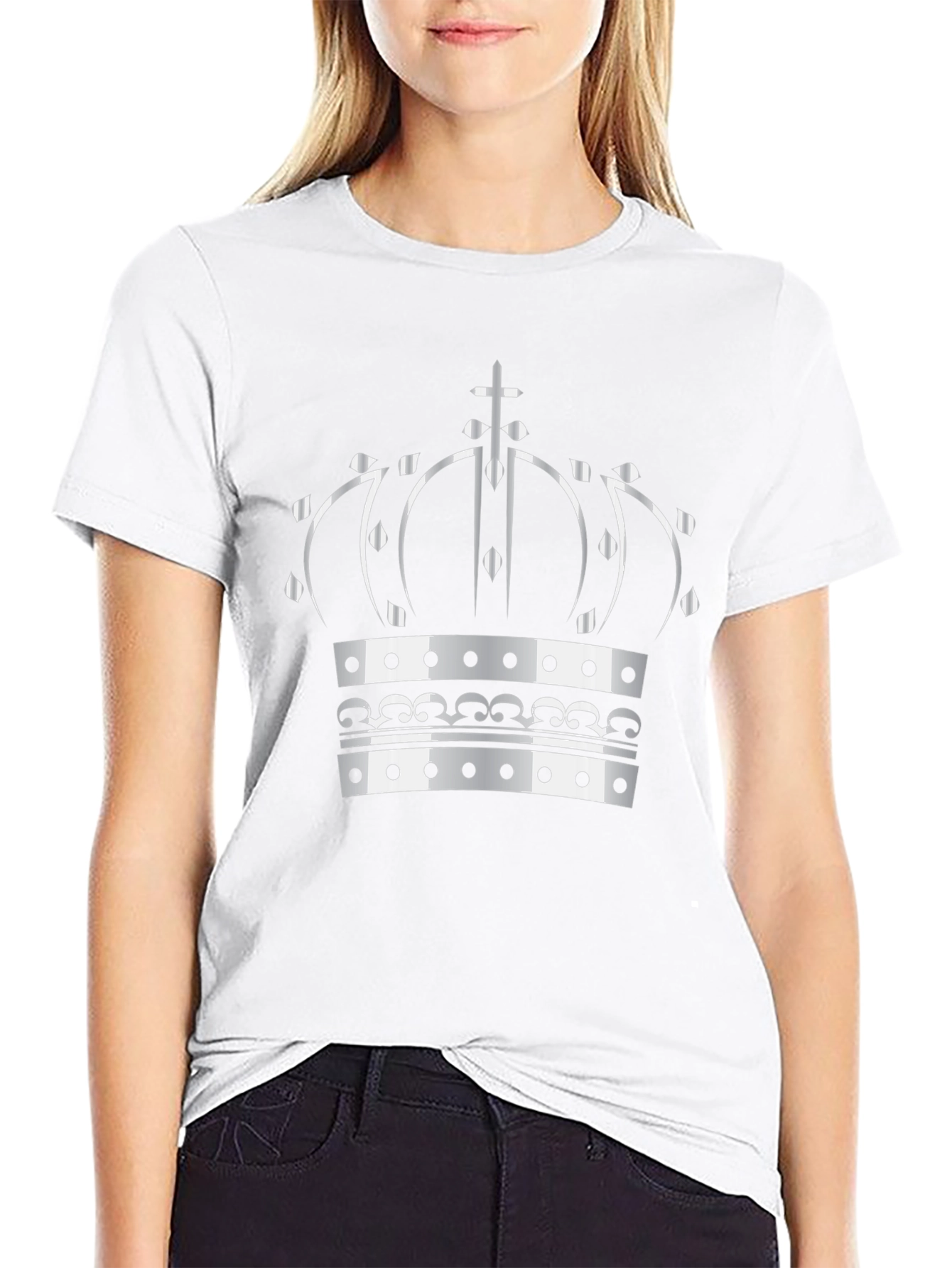 Crown Graphic Tee - Regal Style