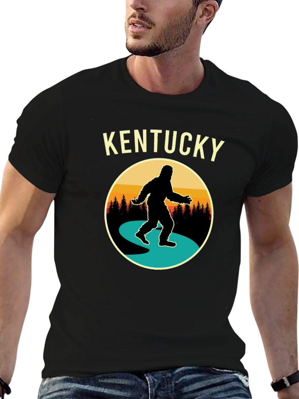 Kentucky Bigfoot Graphic T-Shirt