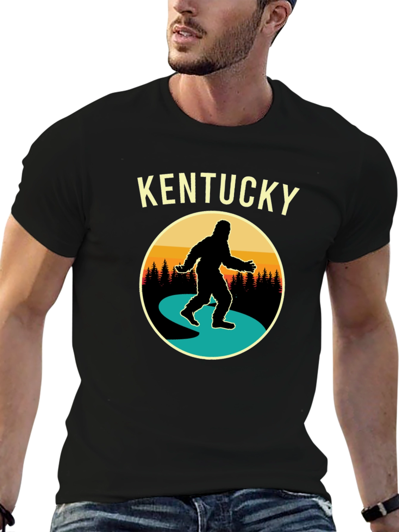 Kentucky Bigfoot Graphic T-Shirt