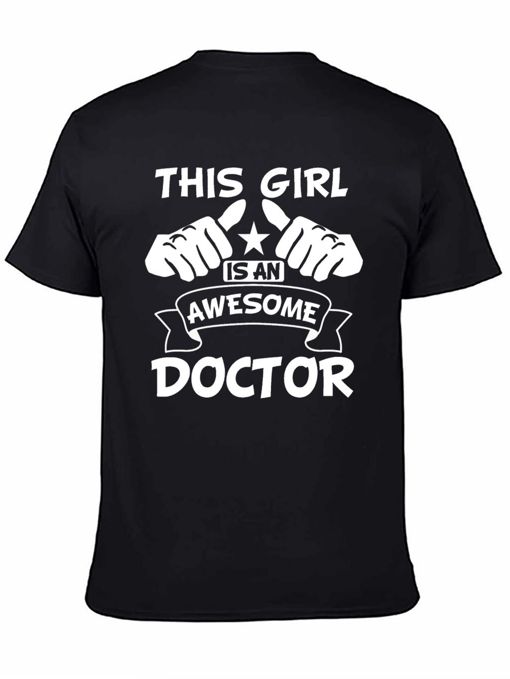Awesome Doctor Graphic T-Shirt - Black