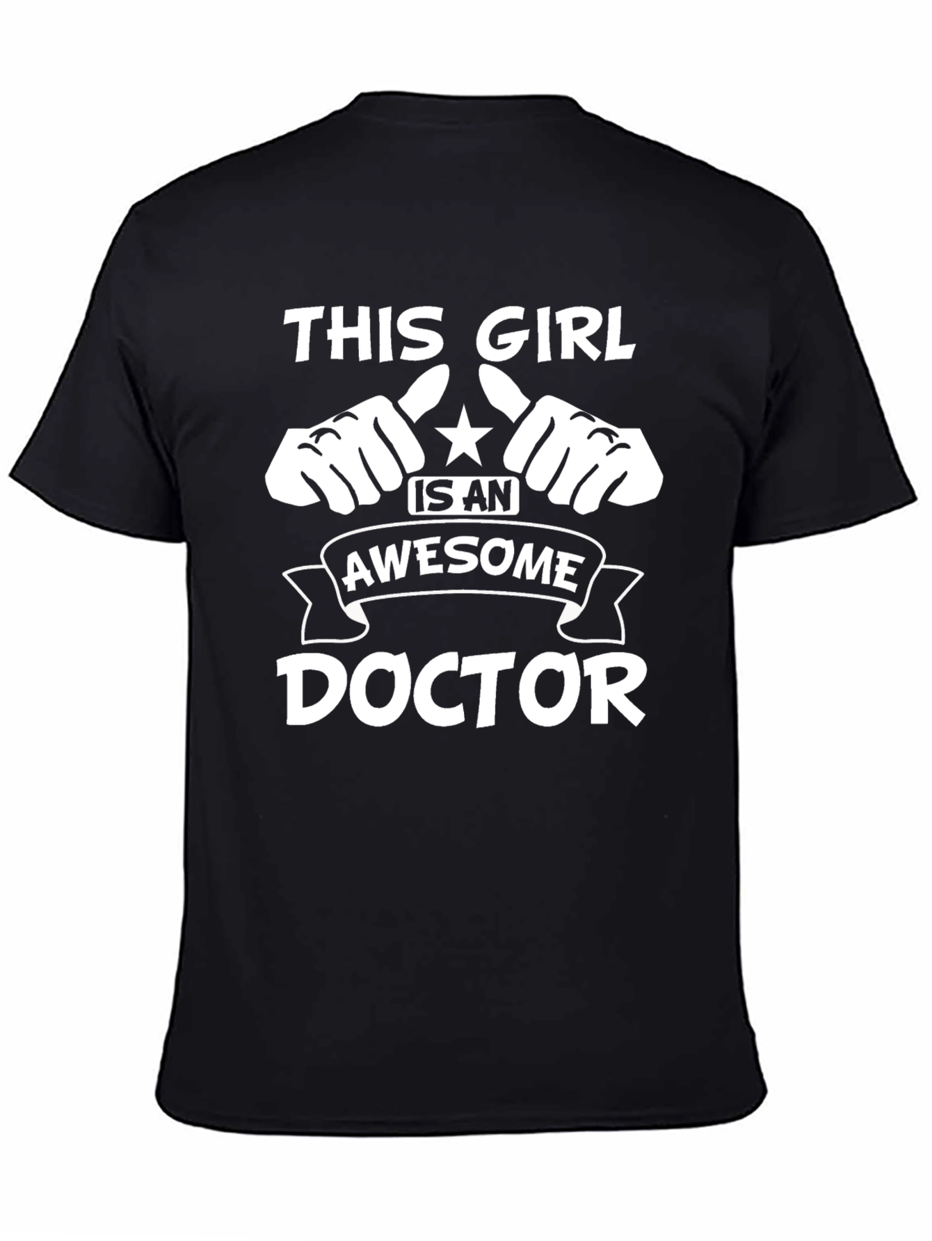 Awesome Doctor Graphic T-Shirt - Black