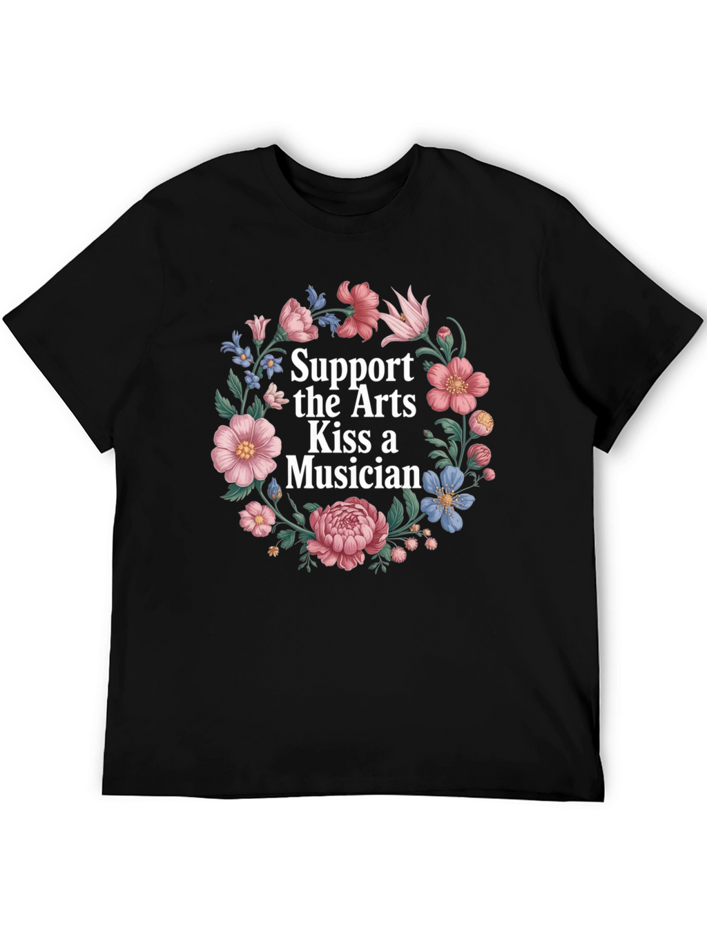 Support the Arts Floral Graphic Tee