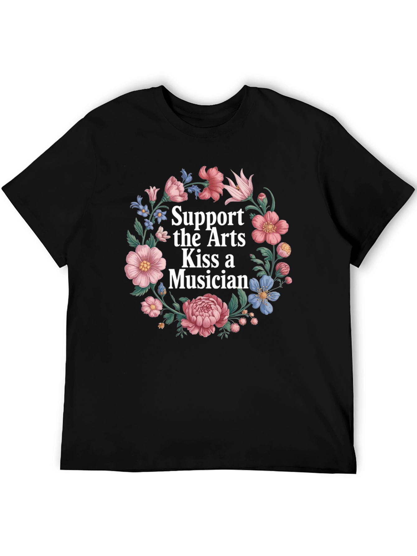 Support the Arts Floral Graphic Tee