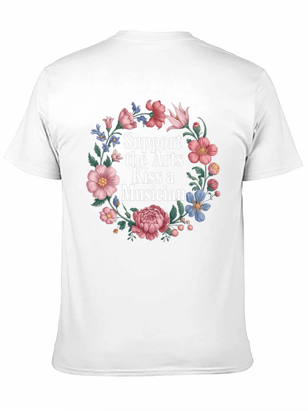 Support the Arts Floral Graphic Tee