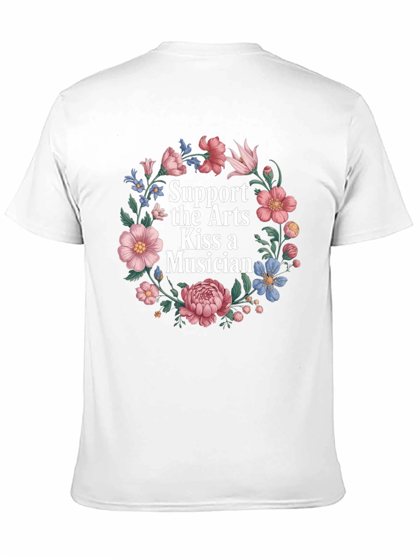 Support the Arts Floral Graphic Tee