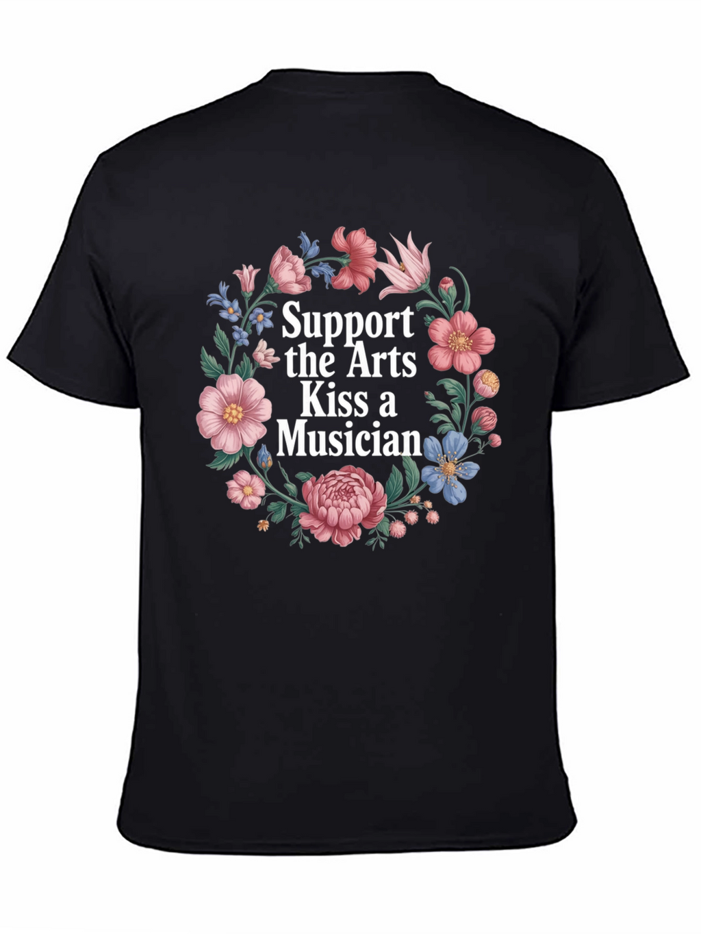 Support the Arts Floral Graphic Tee